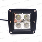 2X 3.25" 12W CREE LED Work Light Bar for Offroad Driving Bumper Lamp