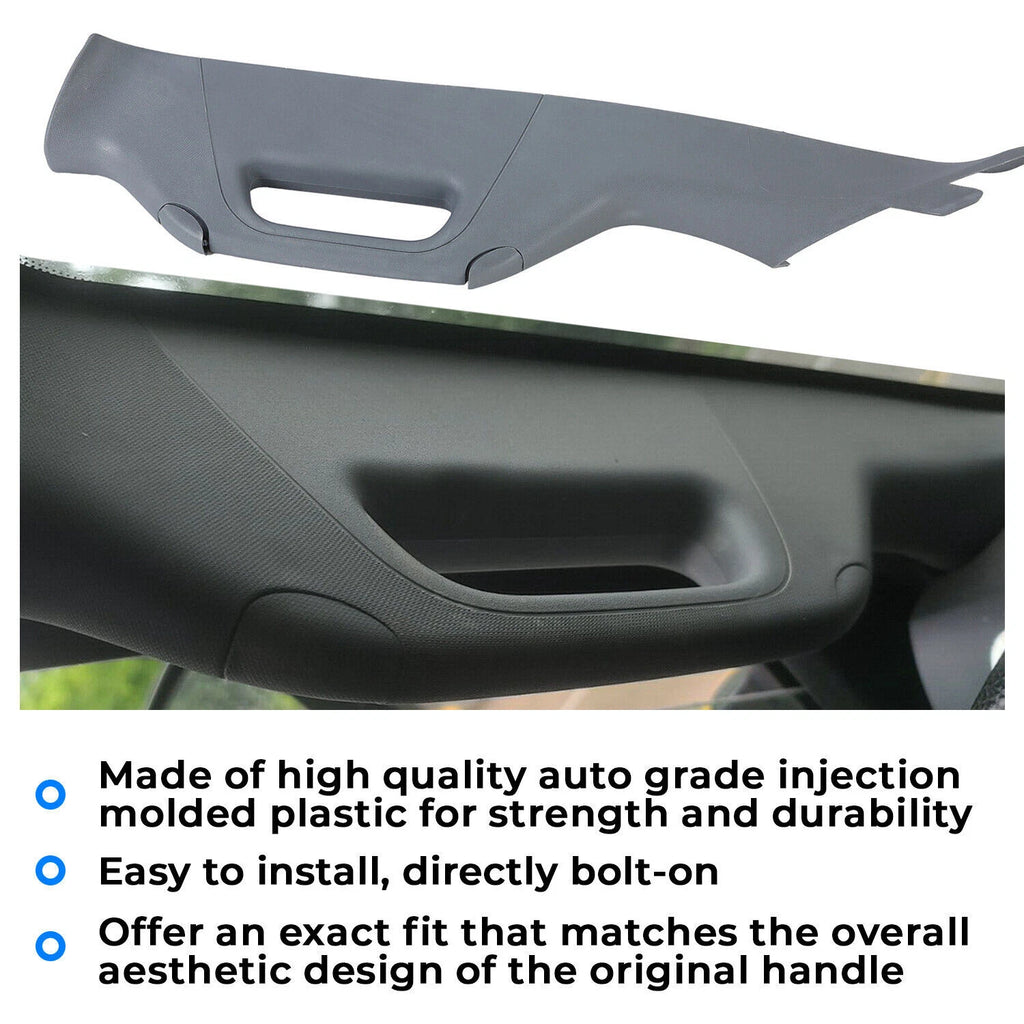 Driver Side A Pillar Trim Handle Gray for Ford F250 F350 F450 (2011–2016)