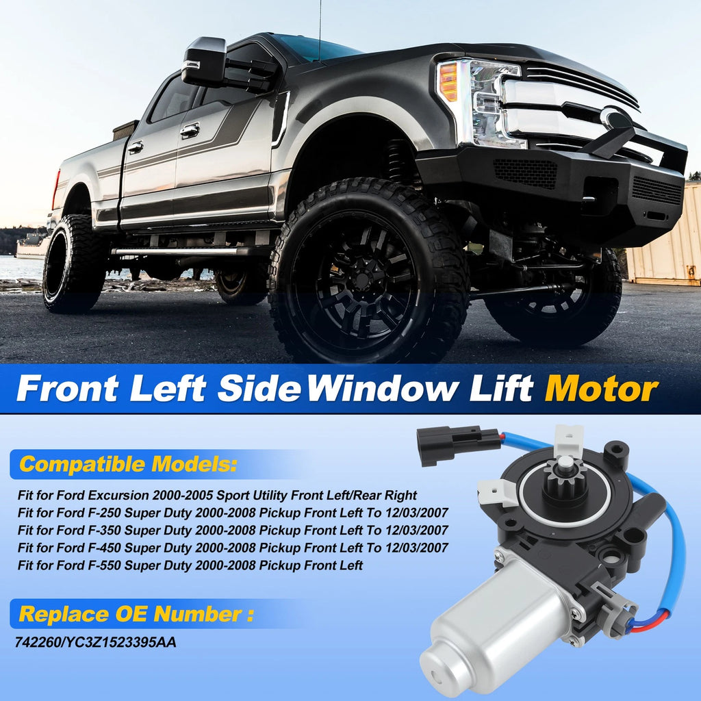 Front Left Power Window Motor 742260/YC3Z1523395AA for Ford Excursion (2000–2005)