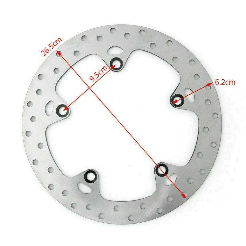 Rear Brake Disc Rotor for BMW F650GS F700GS F800GS K1300R R Nine T (2008–2020)