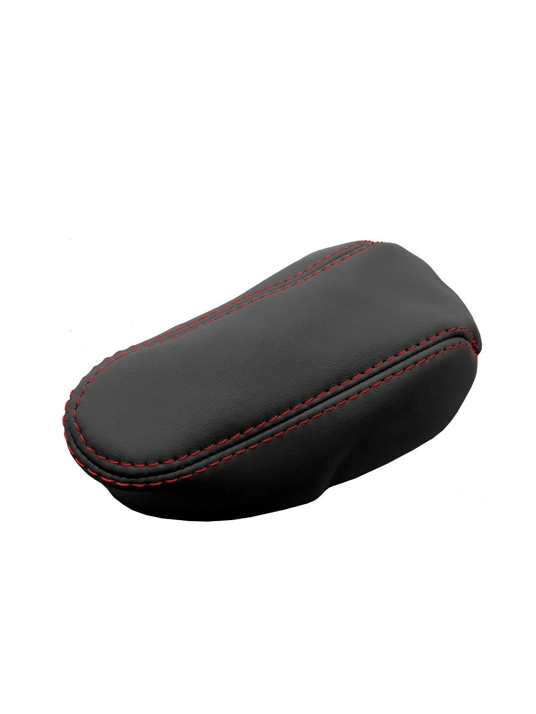 Console Armrest Cover for Audi TT (2008–2015) Red Stitch PVC Leather