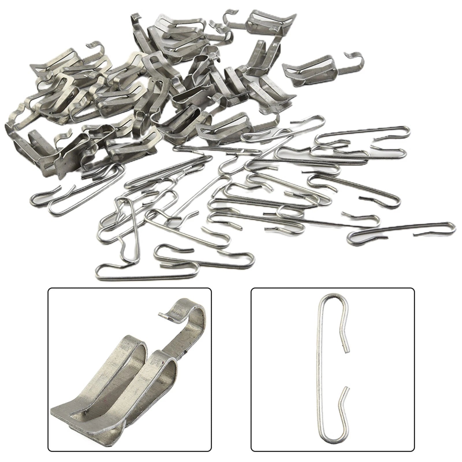 Set of 4 Aluminum Roof Clips and Spacers for