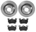 Brembo Rear Brake Kit with Low-Met Pads & 330mm Disc Rotors for Q7 Cayenne Touareg (2007–2018)