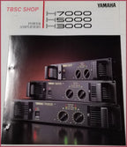 Power Amplifiers for Yamaha H7000 H5000 H3000 (Original Dealer Sales Brochure)