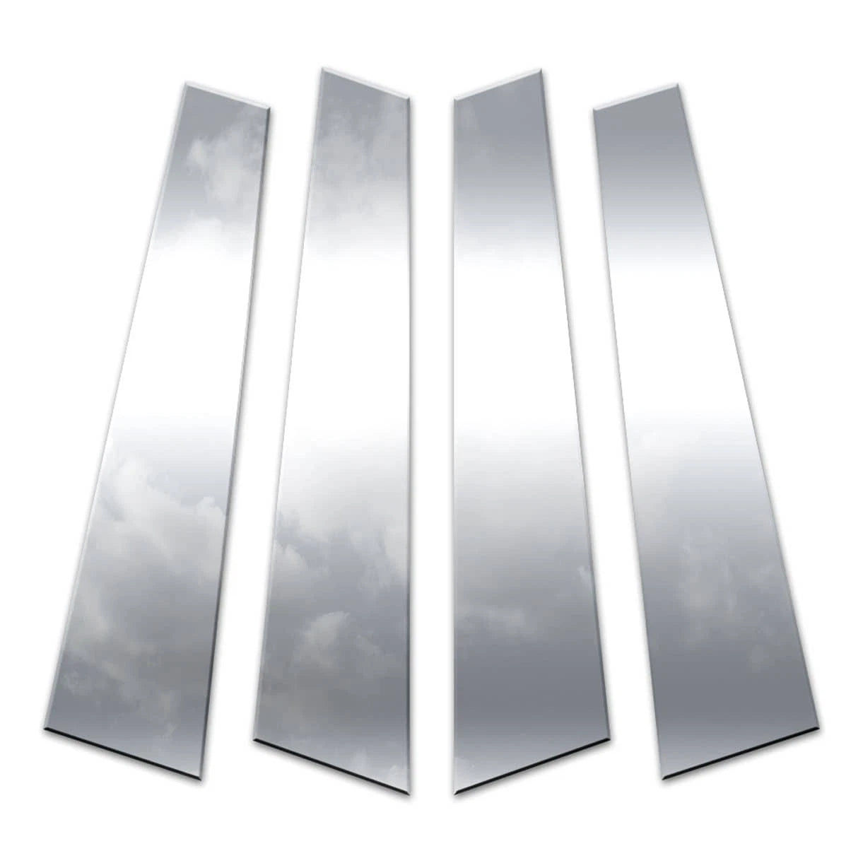 Diamond Grade 4pc Stainless Steel Pillar Post Covers for 14-20 Mercedes S Class