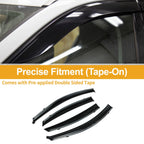 Set of 4 Window Deflectors for Hyundai Accent Sedan (2012–2017)