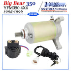 Starter for Yamaha Big Bear 350 YFM 350 4X4 (1995–1996) W/Bendix Relay