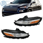 Set of 2 LED Headlights for Jeep Cherokee (2014–2018)