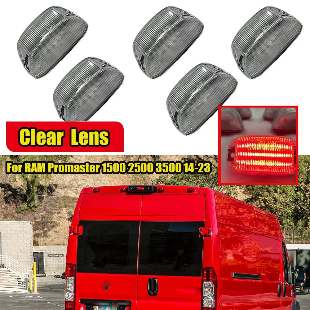 Cab Roof Marker Running Light Housing for RAM Promaster 1500 2500 3500 (2014–2023)