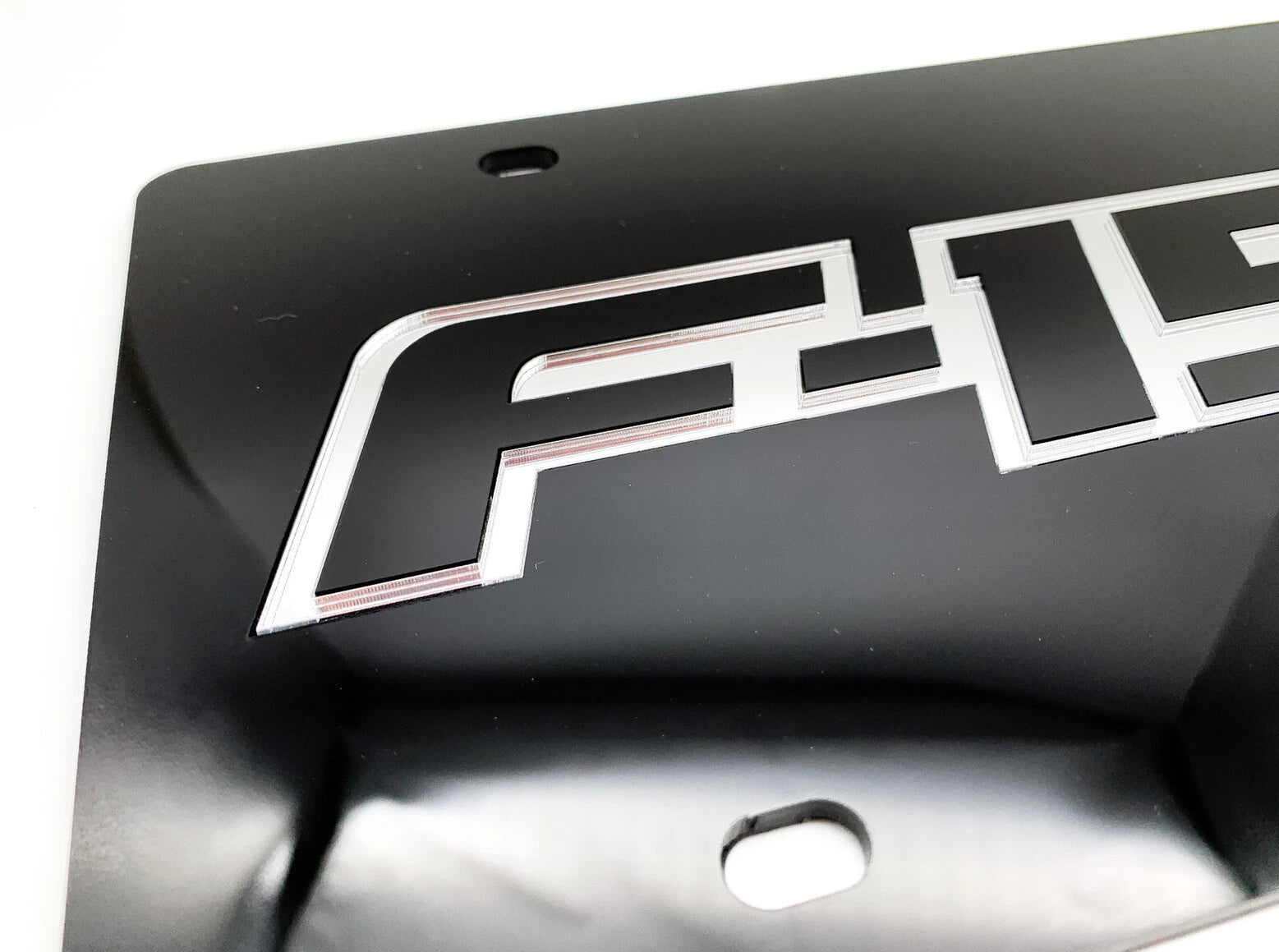 Acrylic Premium Black License Plate for Ford F-150 Mirror Emblem (2009–2014)