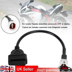 4 Pin to OBD2 Cable Diagnostic Adapter for Yamaha R1 R6 MT09 T9 (2000–2023)