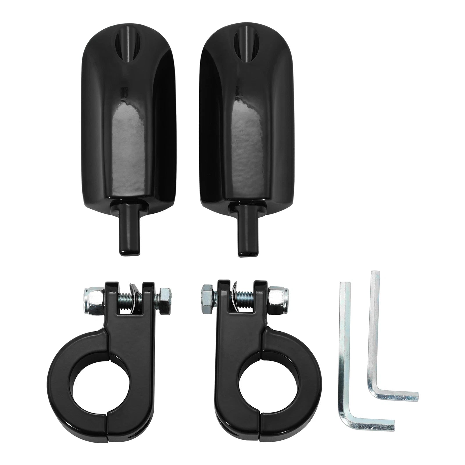 1.25" Pegstreamliner Highway Engine Guard Foot Pegs for Harley Touring