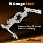 4-Lug Bolt Pattern Gauge Tool for 4x98 4x100 4x108 4x110 4x114.3 4x130