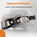 Chrome Rear Step Bumper Assembly for Toyota Tacoma (1995–2004)