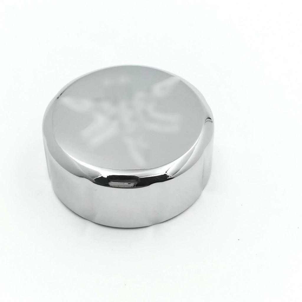Chrome Fluid Reservoir Cap Cover for Yamaha (35mm Inner Diameter)