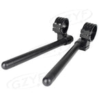 31mm Clip On Handle Bar Fork Tubes for Motorcycle - Universal Black