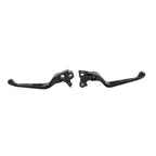Brake Lever Set for Harley Davidson (1996–2017) - Slotted, Black
