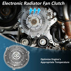 Engine Cooling Fan Clutch for BMW 323ci (2000) No. 11527502804