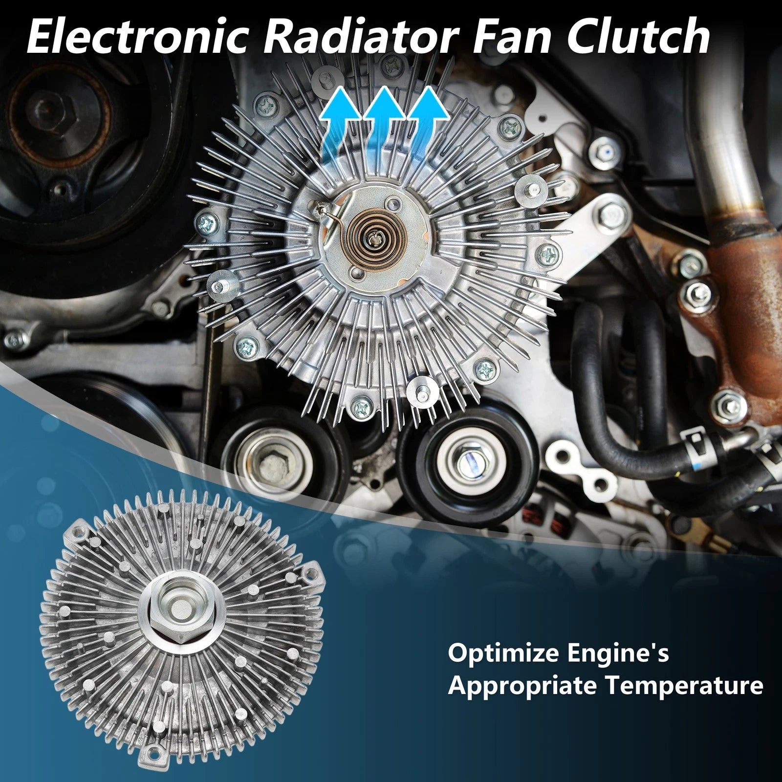 Engine Cooling Fan Clutch for BMW 323ci (2000) No. 11527502804