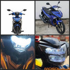 1Pc Black LED Headlight for Yamaha LC135 (V2-V6)