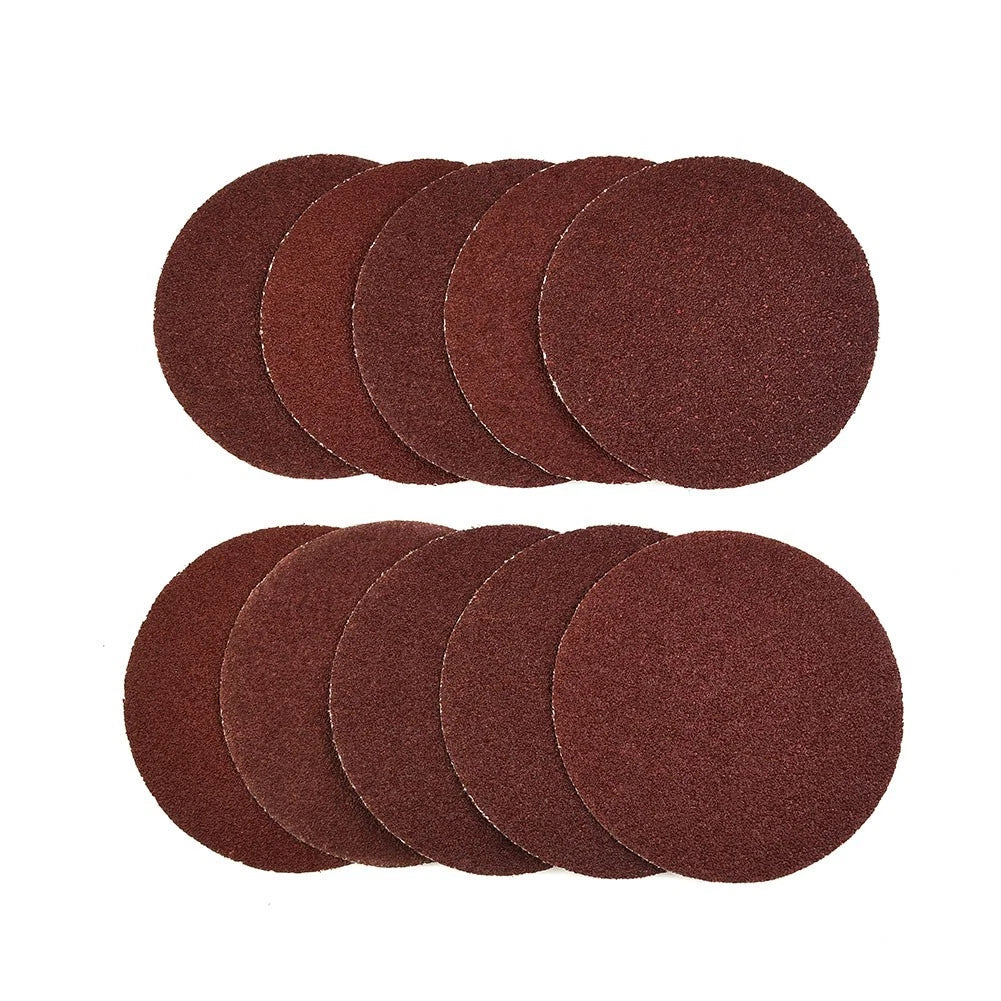 Set of 10 Sanding Discs 4'' for Polishing Pad (40-2000 Grit)
