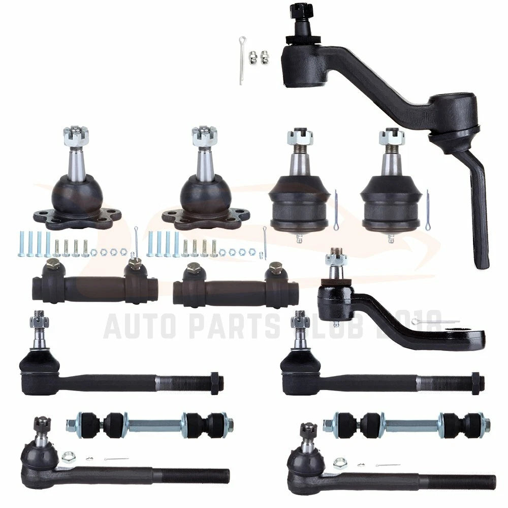 14pcs Suspension Tie Rod Ends Kit for GMC C1500 Chevrolet C1500 (1988–1991)