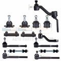 14pcs Suspension Tie Rod Ends Kit for GMC C1500 Chevrolet C1500 (1988–1991)