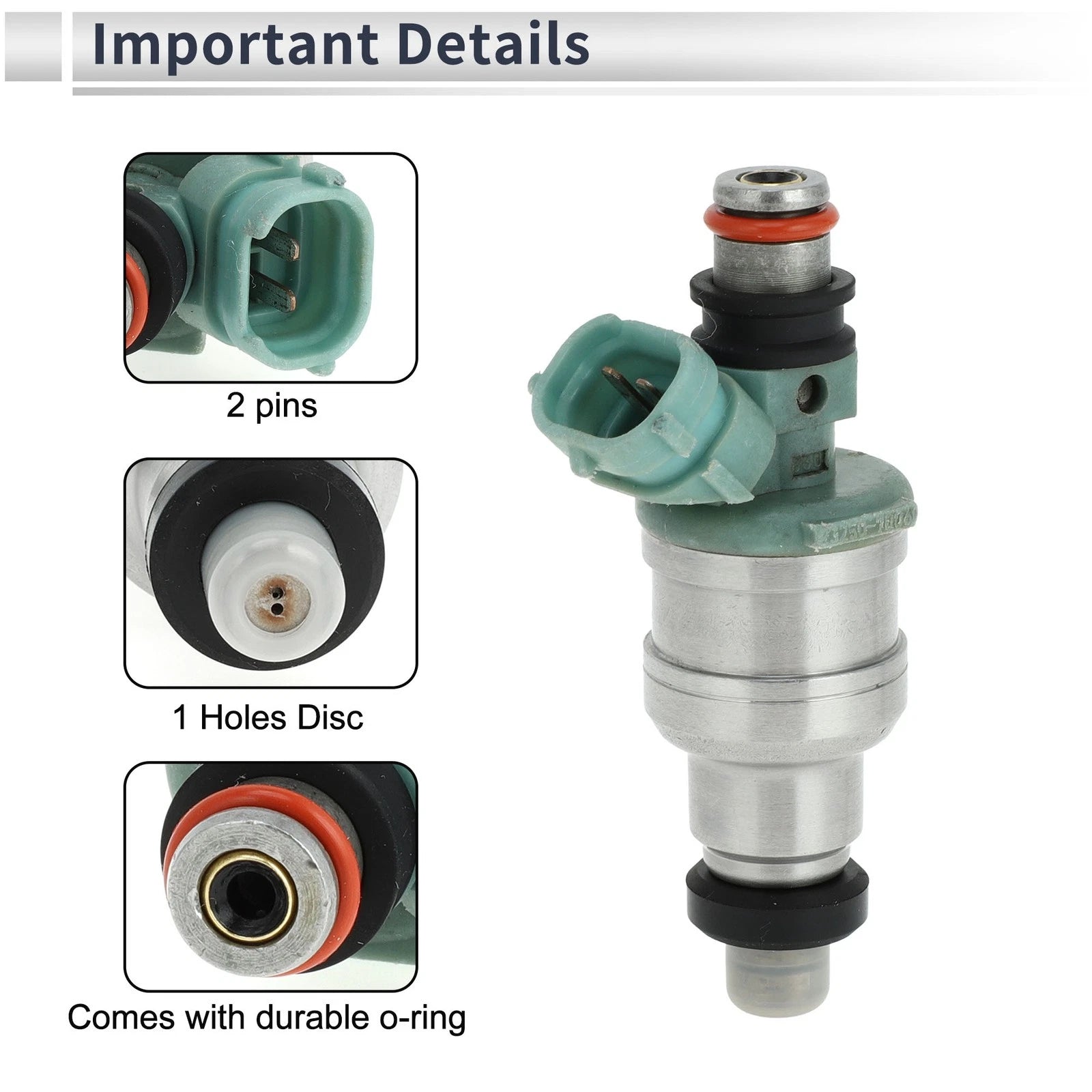 Fuel Injector No. 23209-70060 for Toyota GX71 (1986–1988) 1 Pc Green