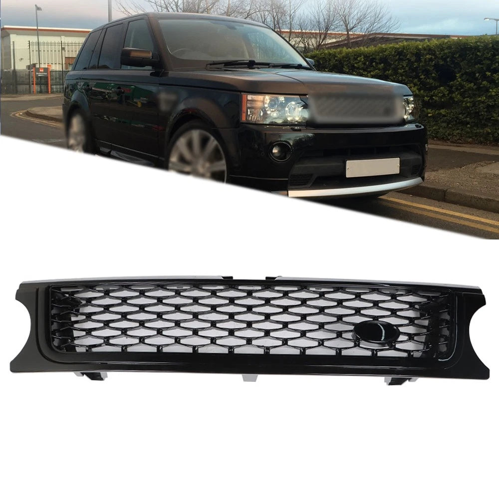 Front Grille Bumper for Range Rover Sport (2010â2013) Black Mesh