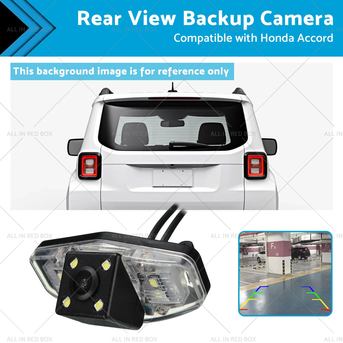 Reverse Camera for Honda Accord EK, Pilot, Civic (2000–2023)
