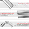 2" Polished Aluminum Intercooler Pipe Kit for Universal (Fits )