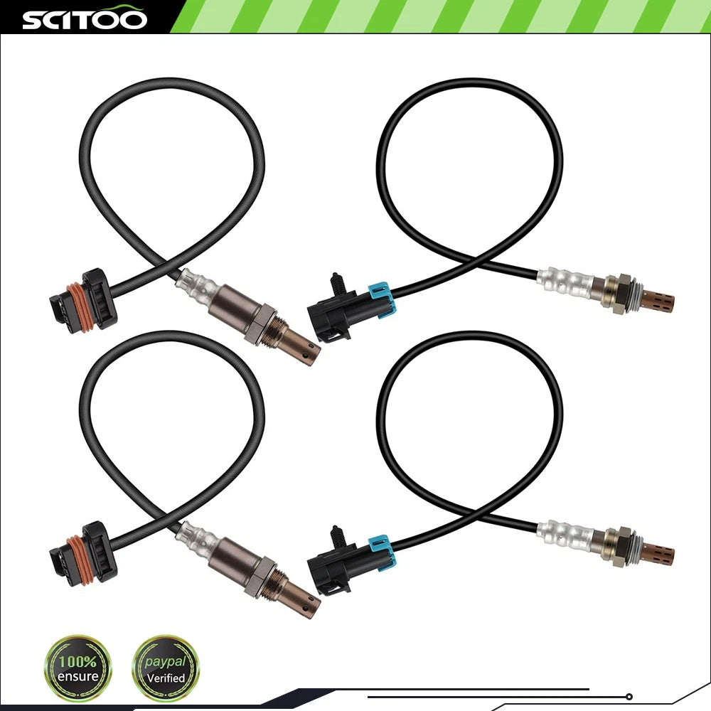 4X Oxygen Sensor O2 for GMC K2500 (1996–1999) 5.7L 7.4L
