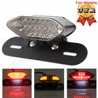 LED Stop Brake License Plate Tail Light for Universal Motorcycle (All Years)