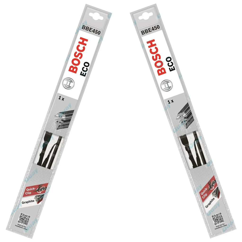 Drivers & Passenger Side Front Wiper Blade Set for Nissan Pulsar N12 1982~1987