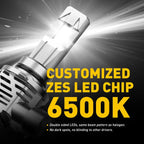 2X AUXITO 9006 LED Headlight Bulbs for