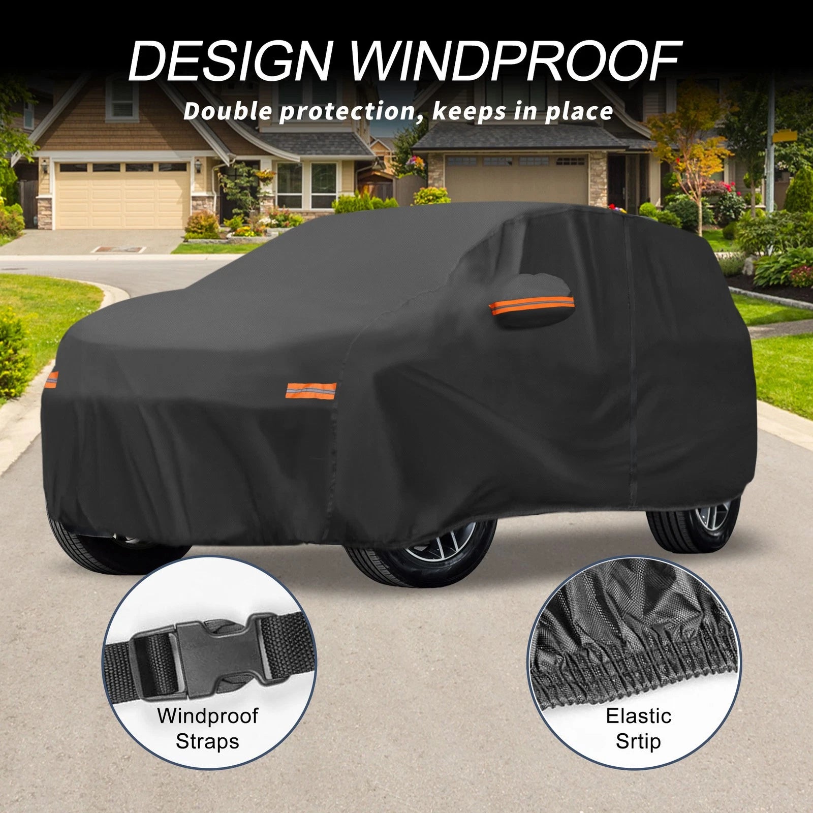 Waterproof 210D-PU Car Cover for Honda Passport (2019–2023)