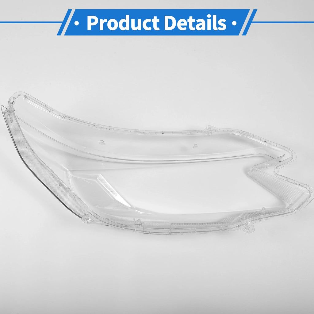 1 Pcs Headlight Lens Cover for Honda CR-V (2015–2016) PC Clear