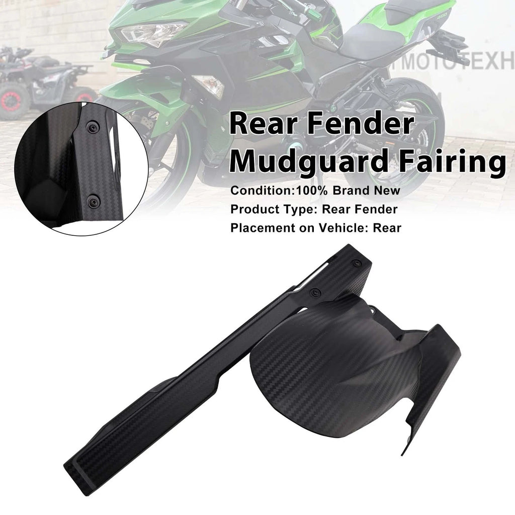 Rear Fender Fairing for Kawasaki Ninja 400 Z400 Ninja 500 Z500 (2018–Present) Black
