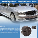 Steering Wheel Control Button Cover for Mercedes-Benz C-Class (2007–2010) Left