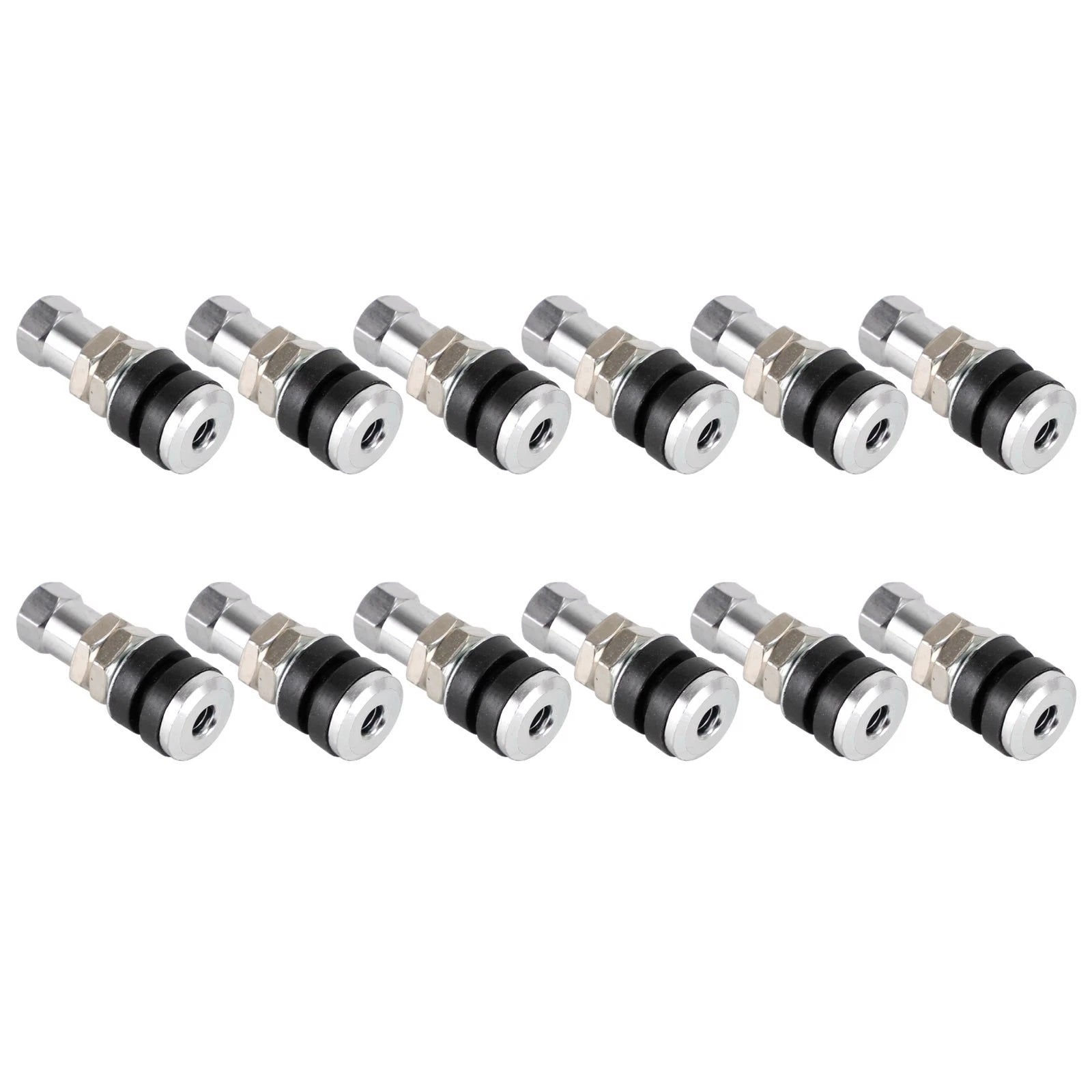 12Pcs Chrome Metal Bolt-In Tire Valve Stems TR161 for Valve Holes .453"