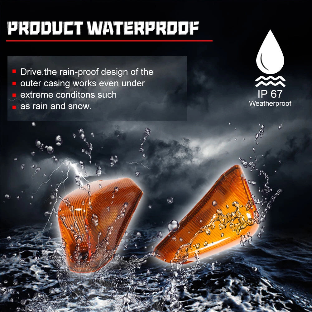 Set of 5 Amber Cab Roof Marker Running Lights for Ram ProMaster 1500 2500 3500 (2014–2023)