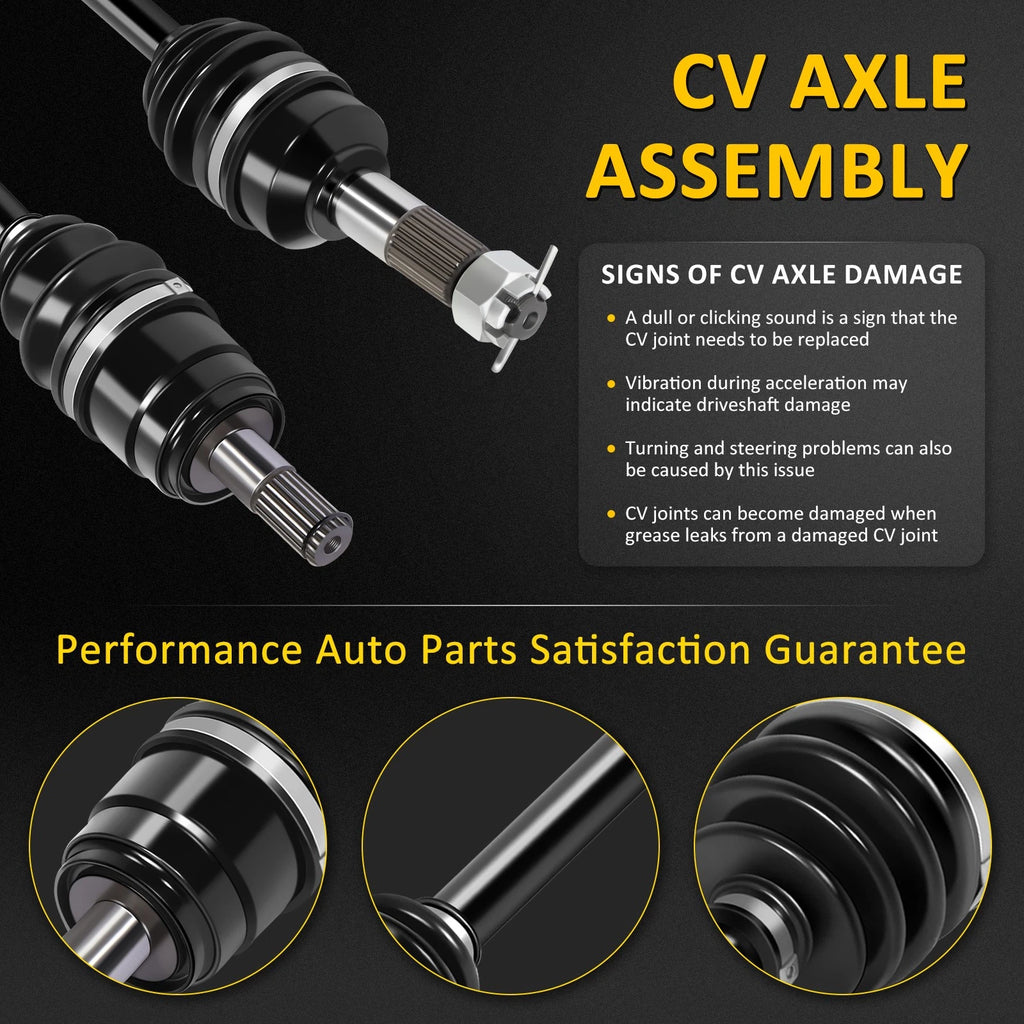 Front Left CV Joint Axle Shaft for Honda Foreman 500 TRX500 2014–2016