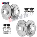 Full Drilled & Slotted Ceramic Brake Kit for Honda Accord (2003–2007)