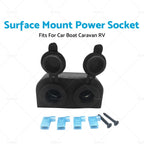 Dual Power Socket for Car Boat Caravan RV (12V-24V)