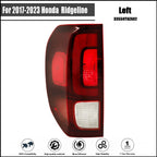 Tail Light Assembly for Honda Ridgeline (2017–2023) Left Rear Halogen Red