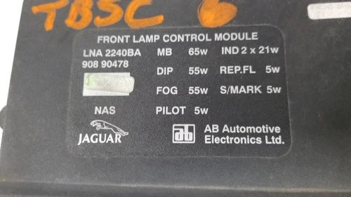 Front Lamp Control Module LNA2240BA for Jaguar XJR XJ6 VDP (1995–1997)