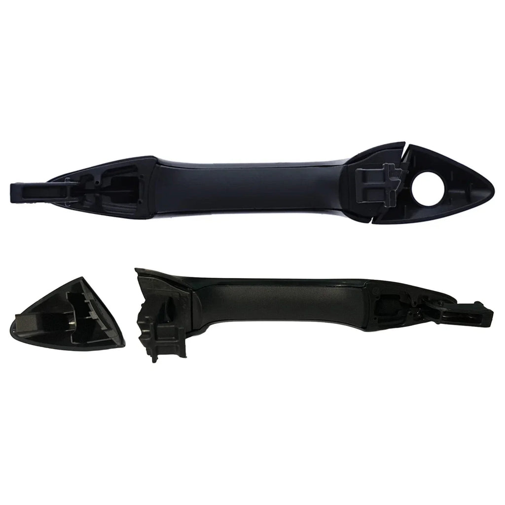 Door Handle Set 4x Front Rear Left+Right Outer Black for Hyundai i30 GD (2012–2017)