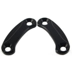 Kawasaki ZX-10R Rearview Mirror Block Off Base Plates Cover BLACK (2016-2021)
