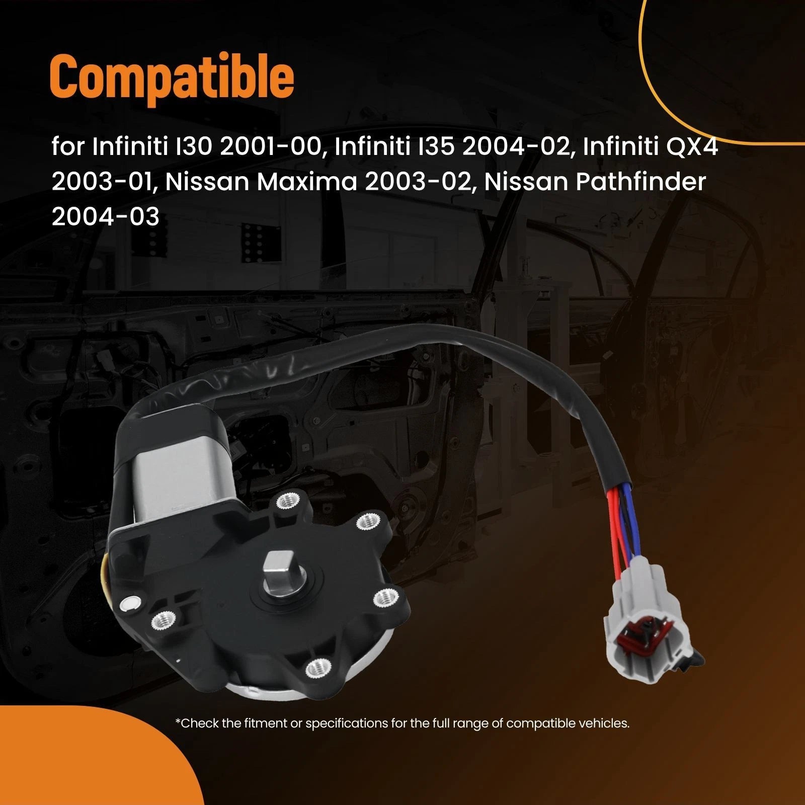 Power Window Lift Motor for Infiniti I30 (2000–2001) Front Left 742507