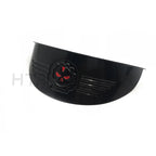 7" Black Skull Headlight Visor for Harley XL XLH FXR (1971–2003)